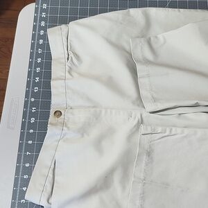 NWOT Lands End Capri pants, 16p, light stone